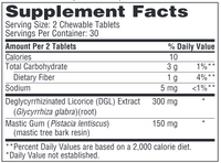 Mastic Gum/DGL by Klaire Labs/SFI Health