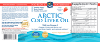 Arctic Cod Liver Oil Strawberry 8 fl oz by Nordic Naturals