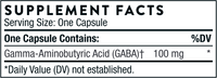 PharmaGABA-100 (formerly PharmaGABA-Pro)60vcaps by Thorne Research