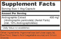 Andrographis Extract 400 mg 90 vegcaps by NOW