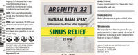 Silver Bio-Active Hydrosol Nasal 1 fl oz by Argentyn 23