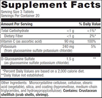 Glucosamine Sulfate 750 60 tablets by Metagenics
