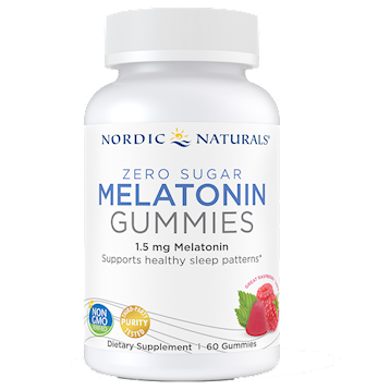 Zero Sugar Melatonin 60 Gummies by Nordic Naturals