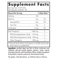 ProDHA 1000 Strawberry 120 softgels by Nordic Naturals