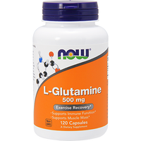 L-Glutamine 500 mg 120 caps by NOW