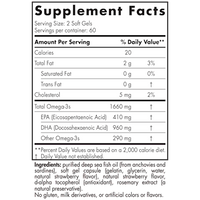 ProDHA 1000 Strawberry 60 softgels by Nordic Naturals