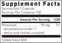Potassium Chelated 99 mg 100 caps by Douglas Laboratories