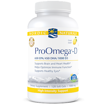ProOmega-D Lemon 120 softgels by Nordic Naturals