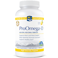 ProOmega-D Lemon 120 softgels by Nordic Naturals