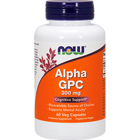 Alpha GPC 300 mg 60 vegcaps NOW