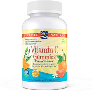 Vitamin C Gummies 250 mg 120 Gummies by Nordic Naturals