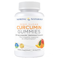Zero Sugar Curcumin 60 Gummies by Nordic Naturals