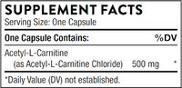 Acetyl-L-Carnitine 60 caps by Thorne Research