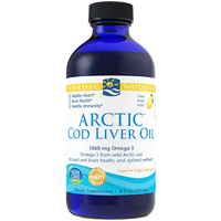 Arctic Cod Liver Oil Lemon 8 oz by Nordic Naturals