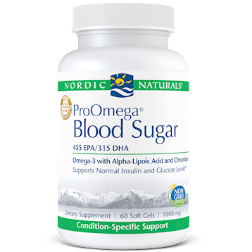 ProOmega Blood Sugar 60 softgels by Nordic Naturals