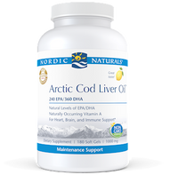Arctic Cod Liver Oil 1000 mg 180 gels by Nordic Naturals