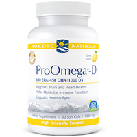 ProOmega-D Lemon 60 softgels by Nordic Naturals