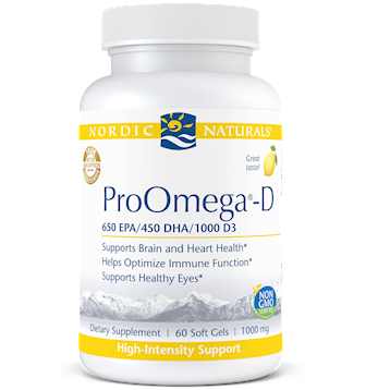 ProOmega-D Lemon 60 softgels by Nordic Naturals