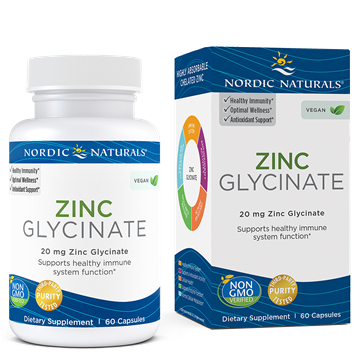 Zinc Glycinate 60 caps by Nordic Naturals