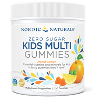 Zero Sugar Kids Multivitamin 120 Gummies by Nordic Naturals