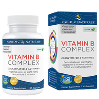 Vitamin B Complex 45 vegcaps by Nordic Naturals