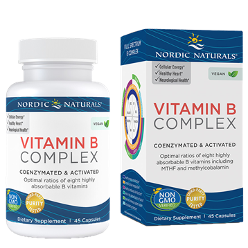 Vitamin B Complex 45 vegcaps by Nordic Naturals