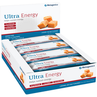 Ultra Energy Bar Caramel Sea Salt (12 bars/box) by Metagenics