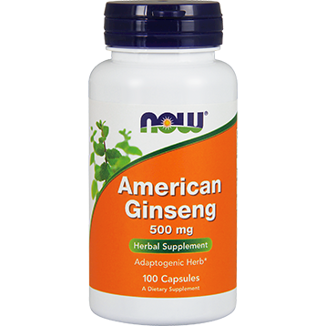 American Ginseng 500 mg 100 caps by NOW