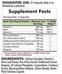 Yeast-Aid - 200 Hypoallergenic caps by Kirkman Labs