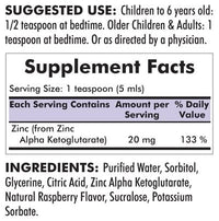 Zinc Liquid  16oz by Kirkman Labs