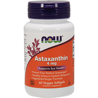 Astaxanthin 4 mg 60 veggie softgels by NOW