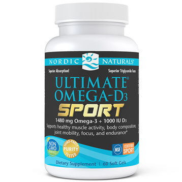 Ultimate Omega-D3 Sport 60 softgels by Nordic Naturals