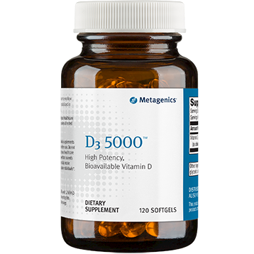 Vitamin D3 — 5,000 IU — 120 Soft Gels