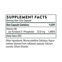Pyridoxal 5' Phosphate 180 Capsules by Thorne Research