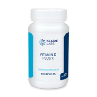 Vitamin D Plus K 60 capsules by Klaire Labs